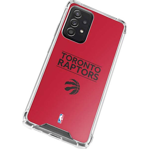 NBA Toronto Raptors Standard - Red Galaxy A72 5G Clear Case